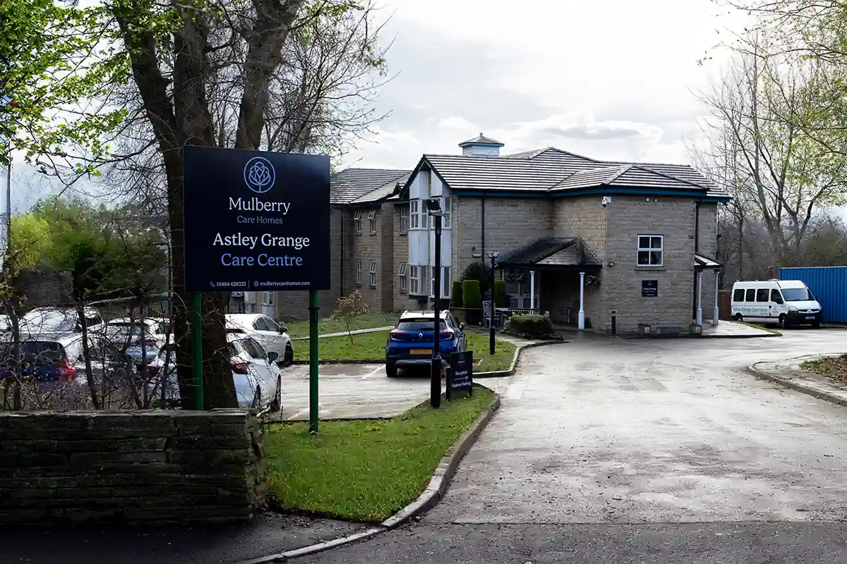 Photo of Astley Grange Care Centre, taken from Woodhouse Hall Road